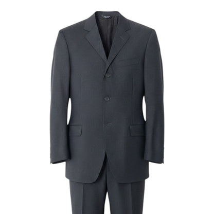 Dolce & Gabbana Suit Set Tailored Jacket Trousers Stripe Gray Wool