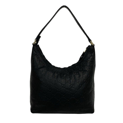 Gucci Guccissima GG Log Pattern Leather Shoulder Bag Mini Tote Black — view 3