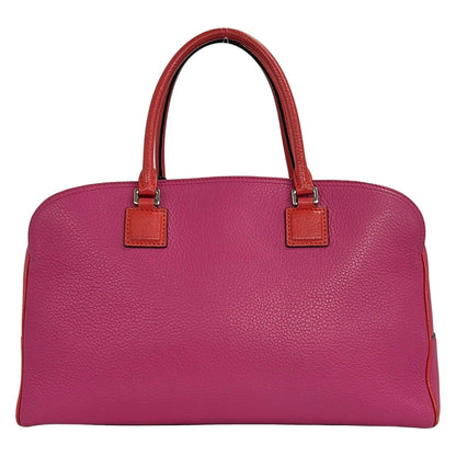 Loewe Handbag Alamo Addy Pink Orange Leather — view 3