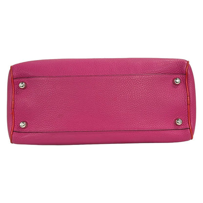 Loewe Handbag Alamo Addy Pink Orange Leather — view 5