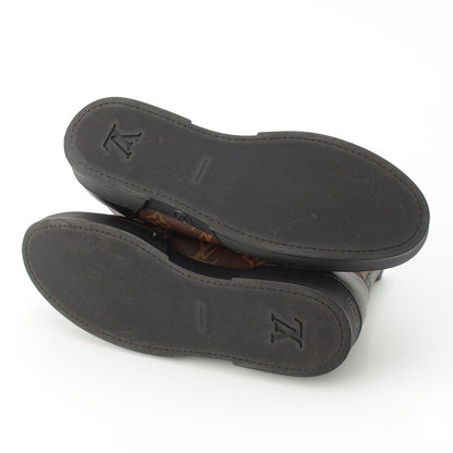 Louis Vuitton Matchup Monogram Line High-Top Sneakers Black Brown 6.5 — view 5