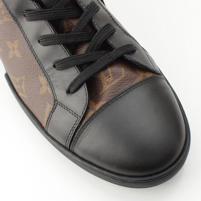 Louis Vuitton Matchup Monogram Line High-Top Sneakers Black Brown 6.5 — view 6