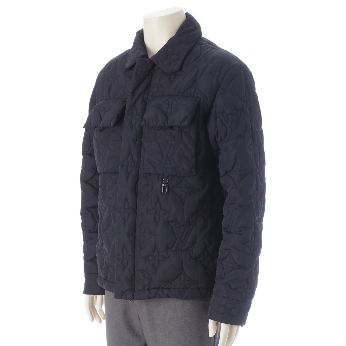 Louis Vuitton Nylon Jacket Navy 44 — view 2