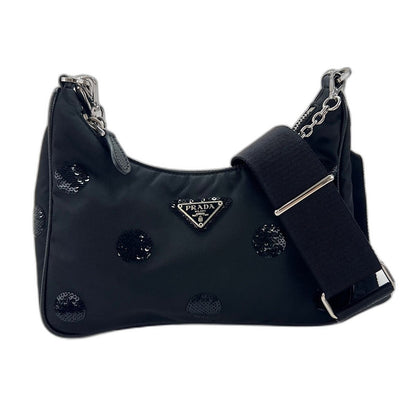 Prada Shoulder Bag Sequin 2-Way