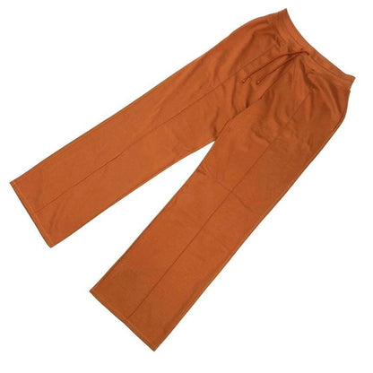 Hermes Sweatpants Orange Cotton Silk Vintage New