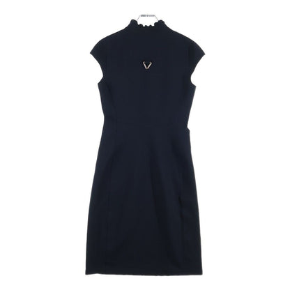 Louis Vuitton Monogram Zip Up Technical QA Sleeveless Dress Black — view 2