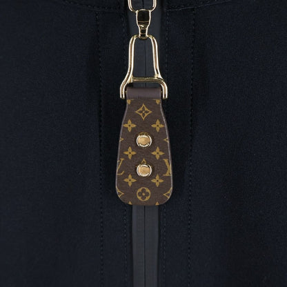 Louis Vuitton Monogram Zip Up Technical QA Sleeveless Dress Black — view 5