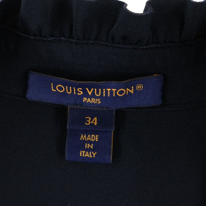 Louis Vuitton Monogram Zip Up Technical QA Sleeveless Dress Black — view 6