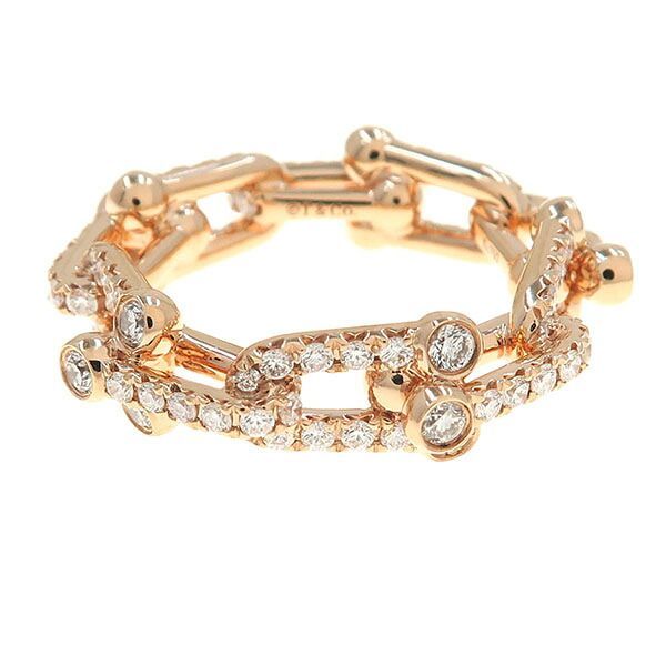 Tiffany & Co HardWear Link Diamond Ring Small #near