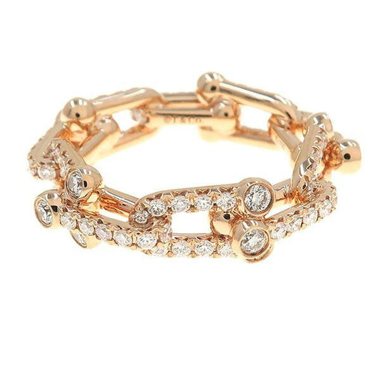 Tiffany & Co HardWear Link Diamond Ring Small #near