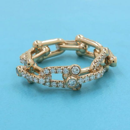 Tiffany & Co HardWear Link Diamond Ring Small #near — view 3