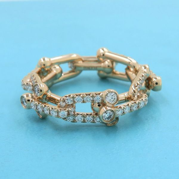 Tiffany & Co HardWear Link Diamond Ring Small #near — view 4