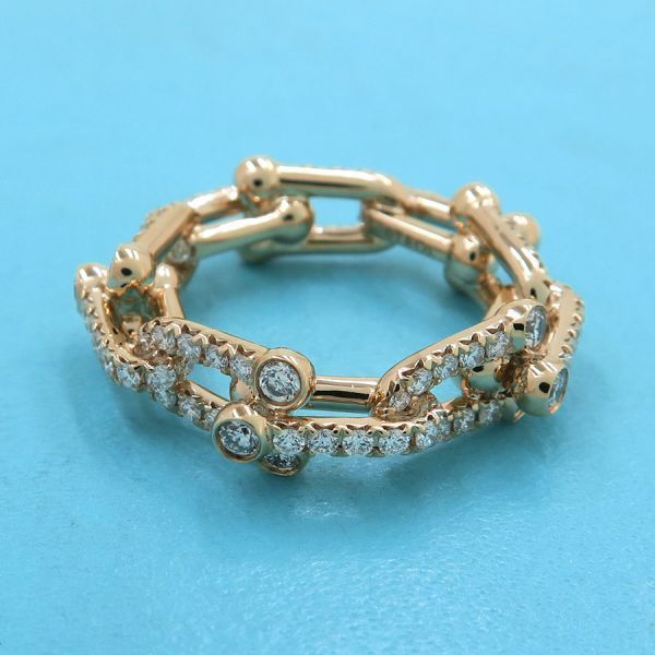 Tiffany & Co HardWear Link Diamond Ring Small #near — view 2