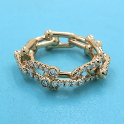 Tiffany & Co HardWear Link Diamond Ring Small #near — view 2
