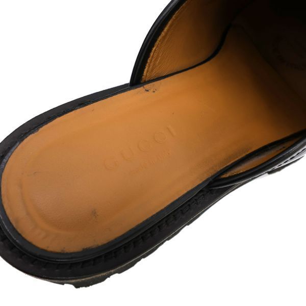Gucci Horsebit Mules Black — view 8