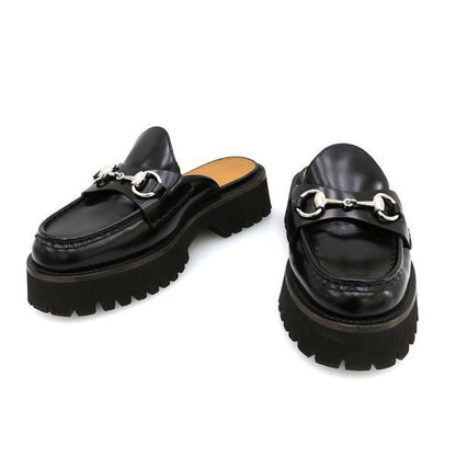 Gucci Horsebit Mules Black