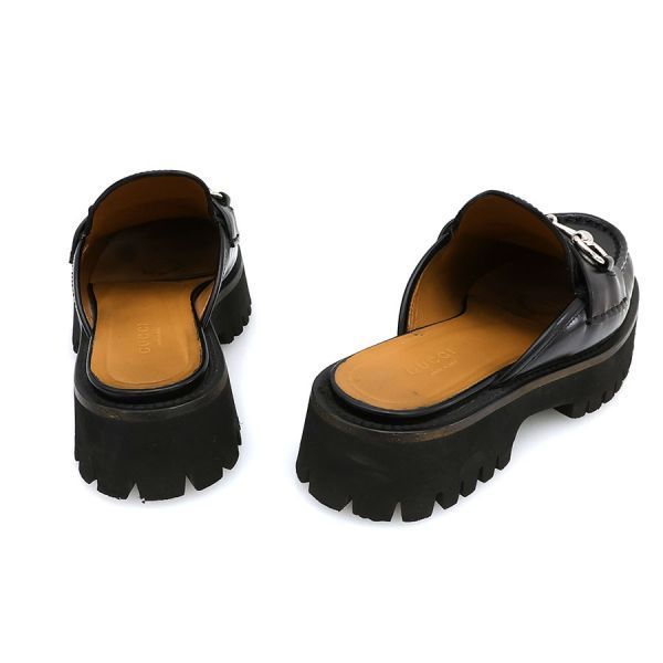 Gucci Horsebit Mules Black — view 3