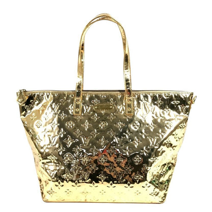 Louis Vuitton Shoulder Bag Bellevue GM Leather Gold