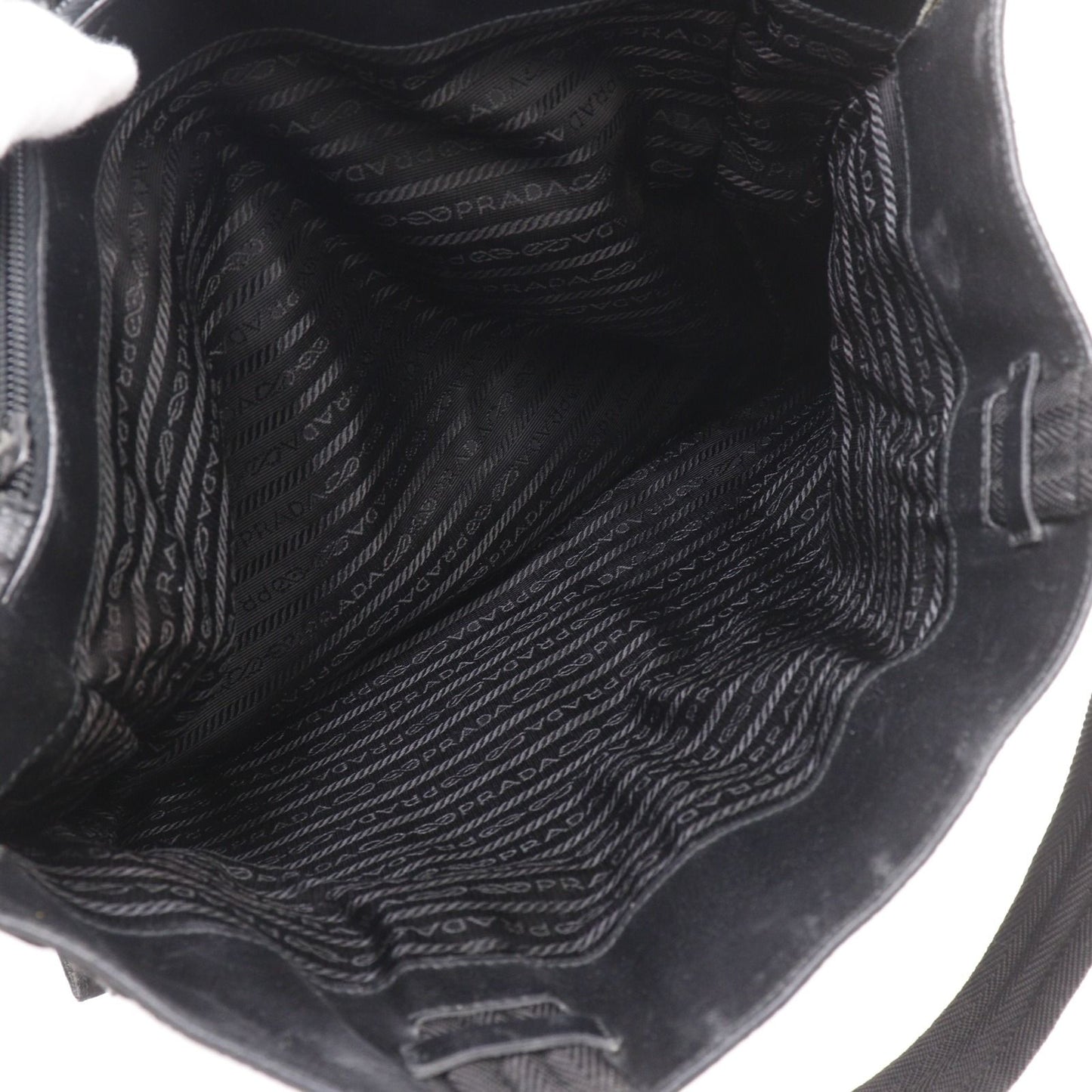 Prada Nylon Black Tote Bag — view 6
