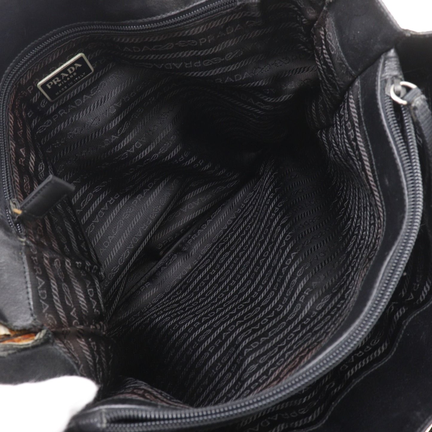 Prada Nylon Black Tote Bag — view 7