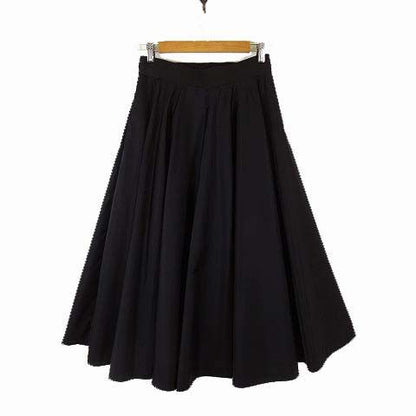 Prada Skirt Re-Nylon Circle with Triangle Logo Pouch Nylon Long L Black 42 — view 3