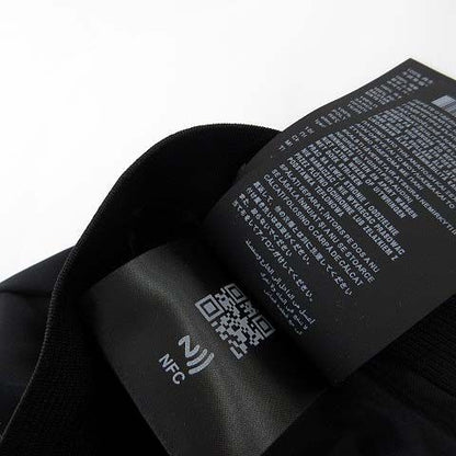 Prada Skirt Re-Nylon Circle with Triangle Logo Pouch Nylon Long L Black 42 — view 7