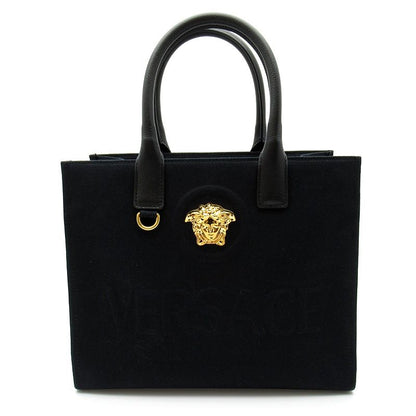 Versace la Medusa Small Canvas Tote Bag
