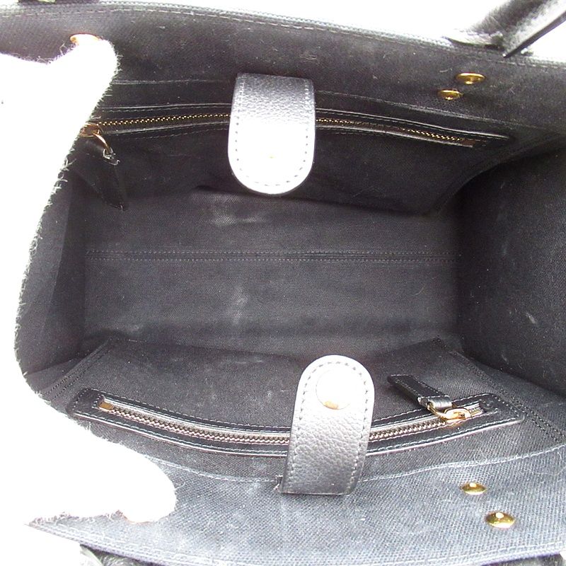 Versace la Medusa Small Canvas Tote Bag — view 7