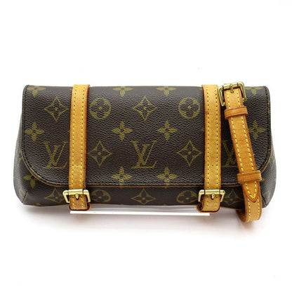 Louis Vuitton Pochette Marelle Monogram Shoulder Bag Brown