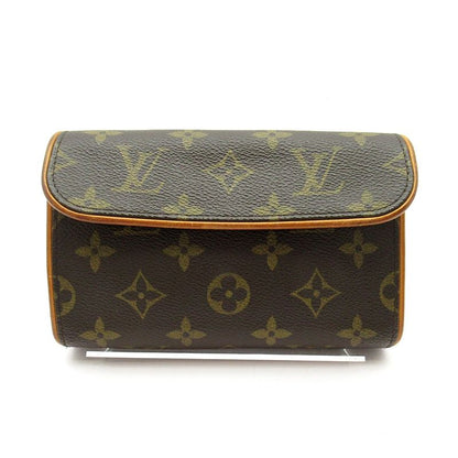 Louis Vuitton Pochette Florentine Monogram Shoulder Bag Brown