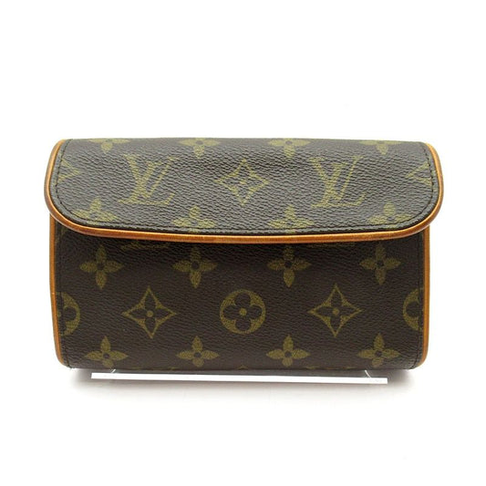 Louis Vuitton Pochette Florentine Monogram Shoulder Bag Brown