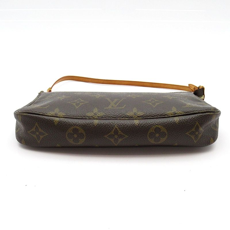 Louis Vuitton Pochette Accessoires Monogram Handbag Brown — view 6