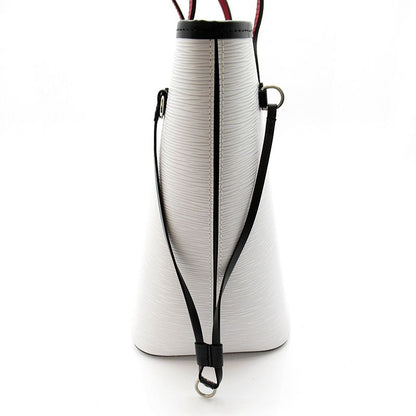 Louis Vuitton Neverfull MM Epi Tote Bag Blanc Optique — view 5