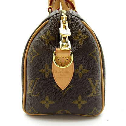 Louis Vuitton Speedy Bandouliere 20 Monogram Boston Bag Brown — view 5