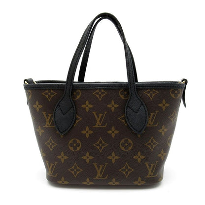 Louis Vuitton Neverfull Inside Out Monogram Leather Tote Bag Black — view 4