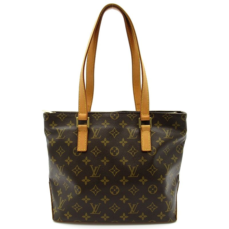 Louis Vuitton Cabas Piano Monogram Handbag Brown