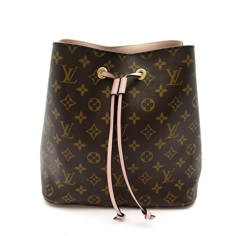 Louis Vuitton Neo Noe MM Monogram Shoulder Bag Rose Poudre