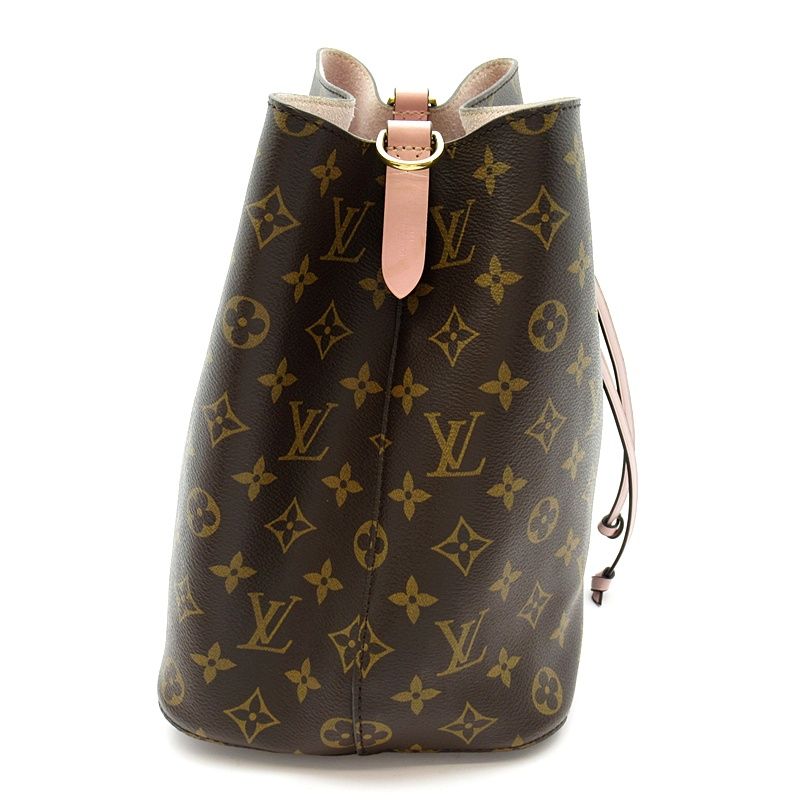 Louis Vuitton Neo Noe MM Monogram Shoulder Bag Rose Poudre — view 4