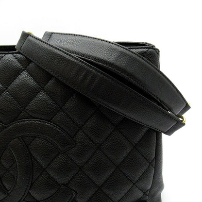 Chanel Grand Shopping Tote Bag GST Caviar Leather Black — view 2