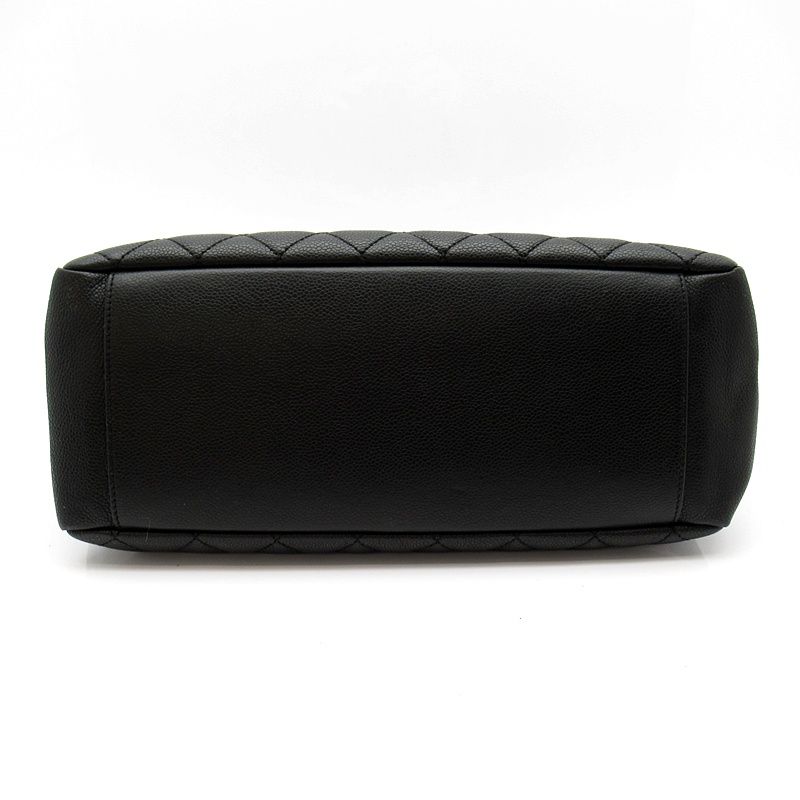 Chanel Grand Shopping Tote Bag GST Caviar Leather Black — view 6