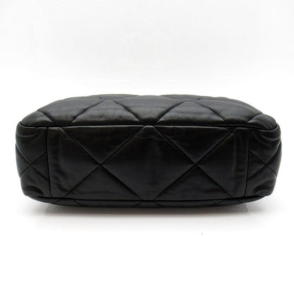 Chanel 19 Dixneuf Chain Tote Lambskin Shoulder Bag Black — view 6