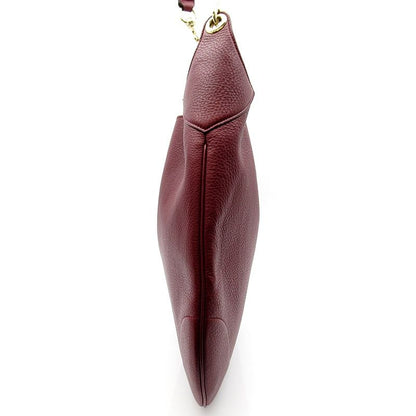 Gucci 2-Way Shoulder Bag Leather Bordeaux — view 3