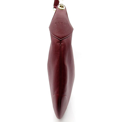Gucci 2-Way Shoulder Bag Leather Bordeaux — view 5
