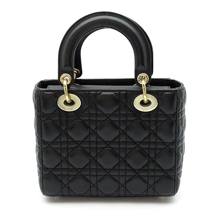 Dior Lady Dior MY ABC Bag Lambskin Handbag Black — view 4