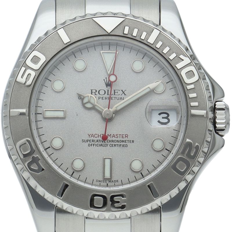 Rolex Yacht-Master Boys' Watch Rolesium PT SS Silver