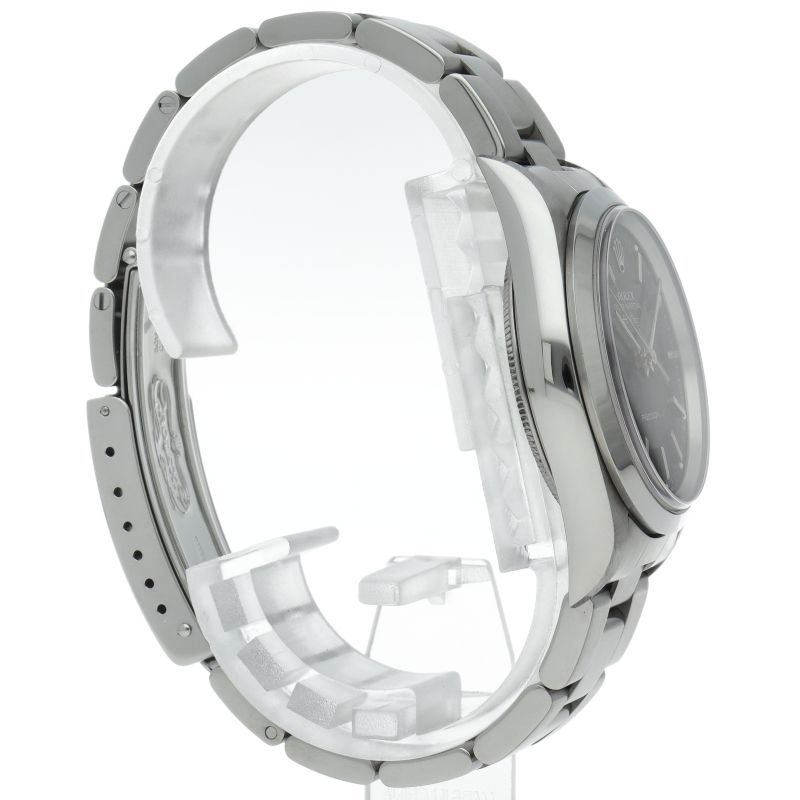 Rolex Air King SS Watch Black — view 4
