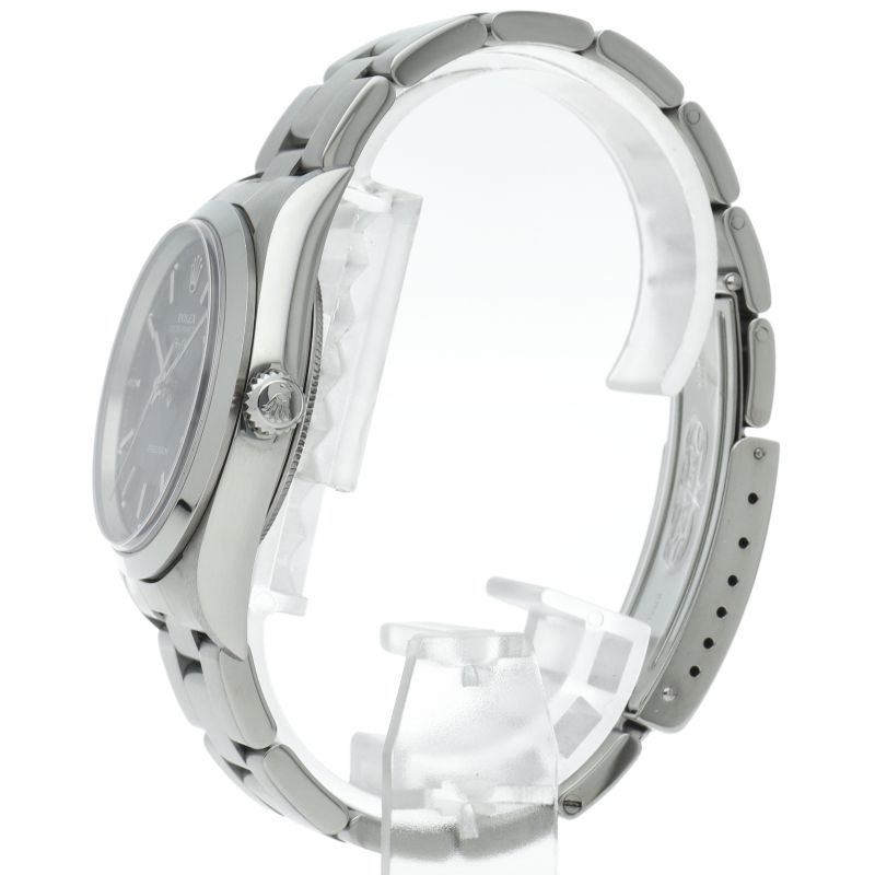Rolex Air King SS Watch Black — view 3