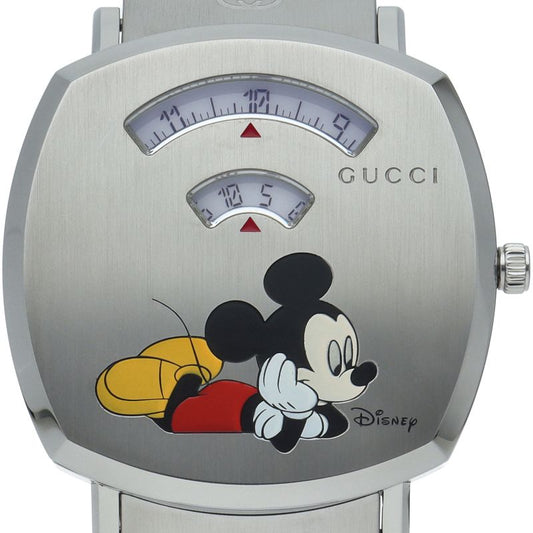 Gucci Grip Watch Disney 157.3 SS Silver Medium