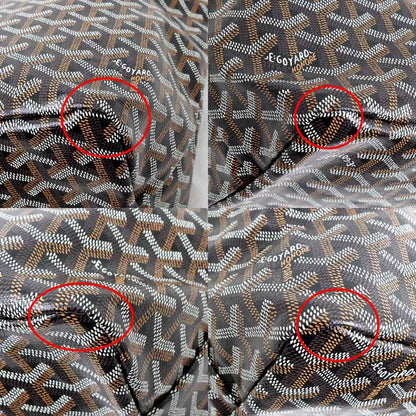 Goyard Saint Louis PM Black Leather Tote Bag — view 6