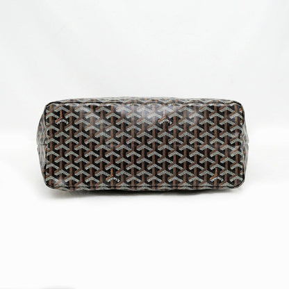 Goyard Saint Louis PM Black Leather Tote Bag — view 5